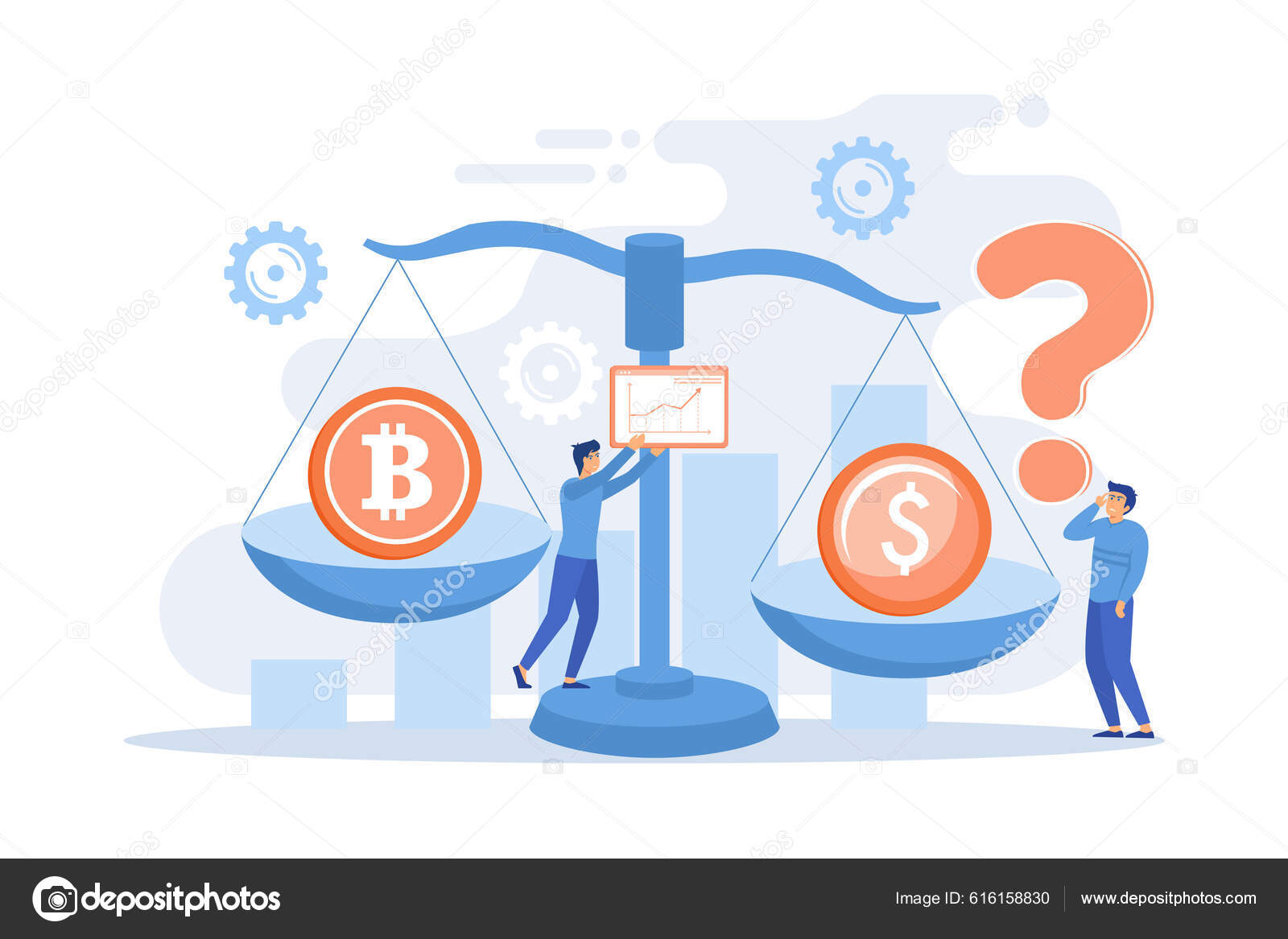 비트코인 암호화 블록체인은 수익성 개념을 투자한다 현대의 스톡 벡터 - ©wafi99d@gmail.com 616158830