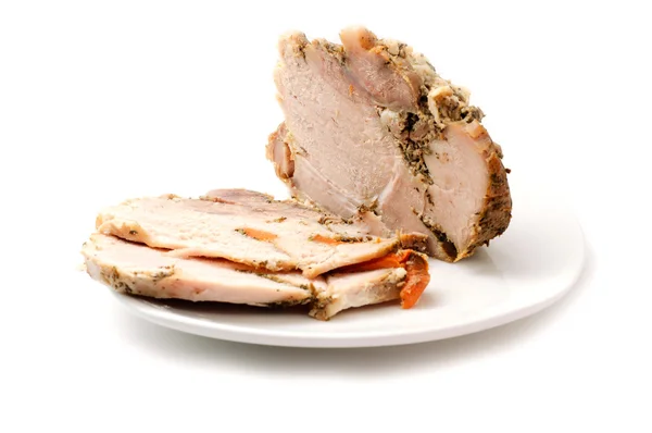 lezzetli fırında jambon