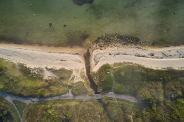 Danimarka 'da kıyı manzarası