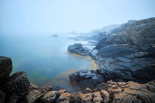 Amazing Rocks Shore Danish Island —  Fotos de Stock