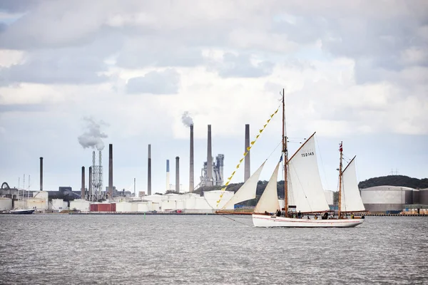 Stora Fartyg Från Tall Ship Race 2022 Händelse Aalborg 2022 — Stockfoto