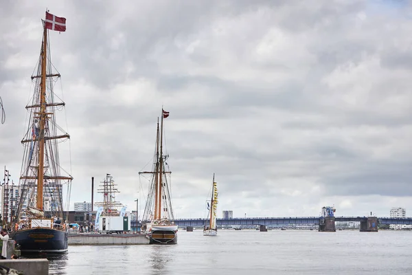 Grandes Buques Del Evento Tall Ship Race 2022 Aalborg 2022 — Foto de Stock