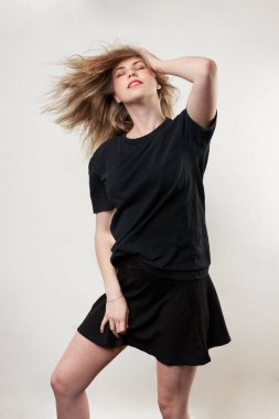 Stüdyoda kadın model