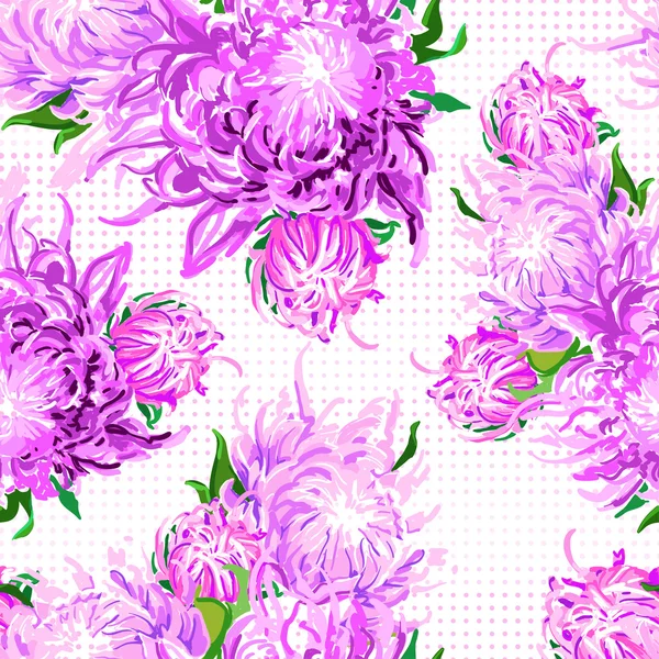 Motif de fleurs de piony — Image vectorielle