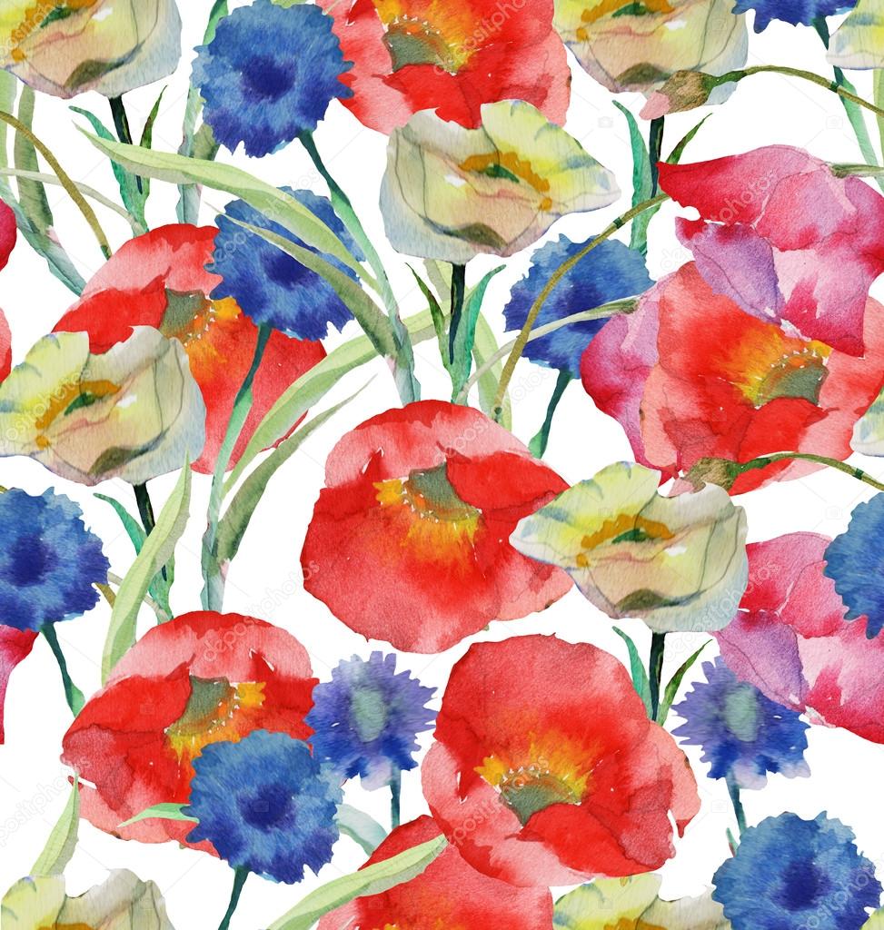 Watercolor flowers