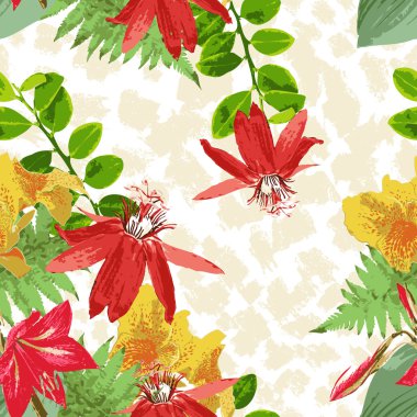 Kusursuz çiçek deseni