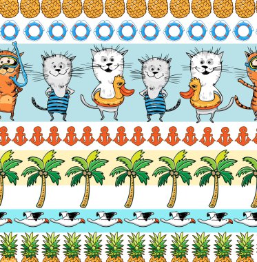 kedi ve pelikan deniz