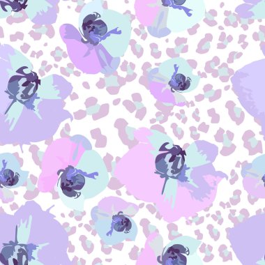 çiçek orkide ve leopatd spot