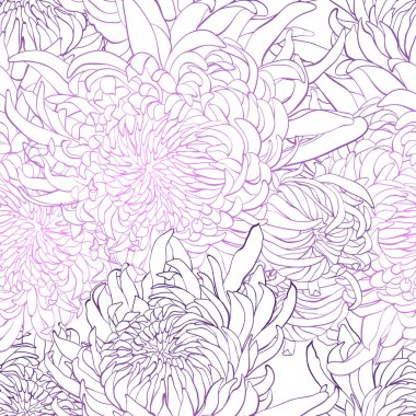 peony çiçek deseni