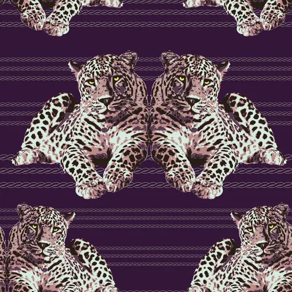 Patrón de leopardos — Archivo Imágenes Vectoriales