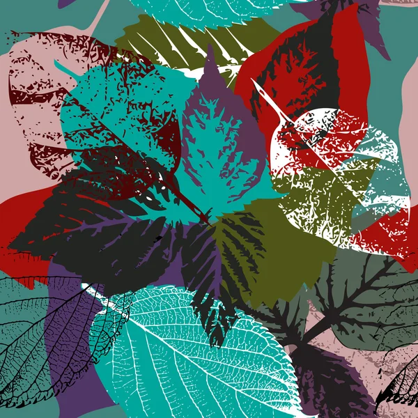 Høstbladmønstre – stockvektor