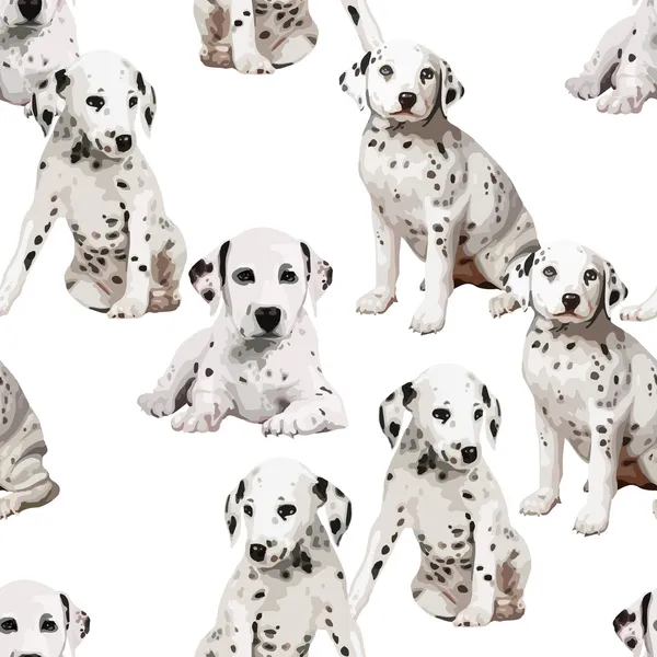 Dalmatiër puppies — Stockvector
