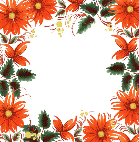 Decorative stylized flower