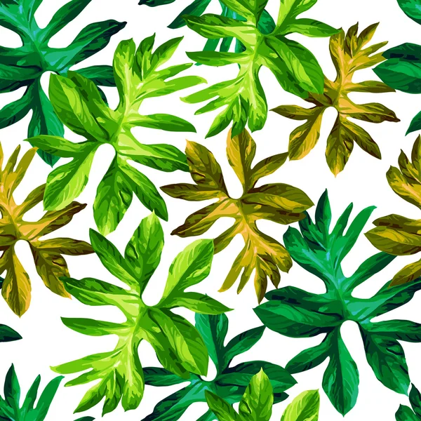 热带树叶 — 图库矢量图片