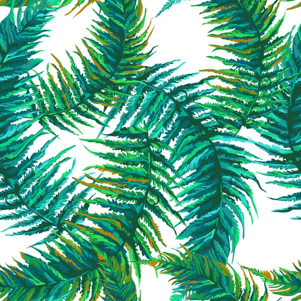 Feuilles exotiques tropicales — Image vectorielle