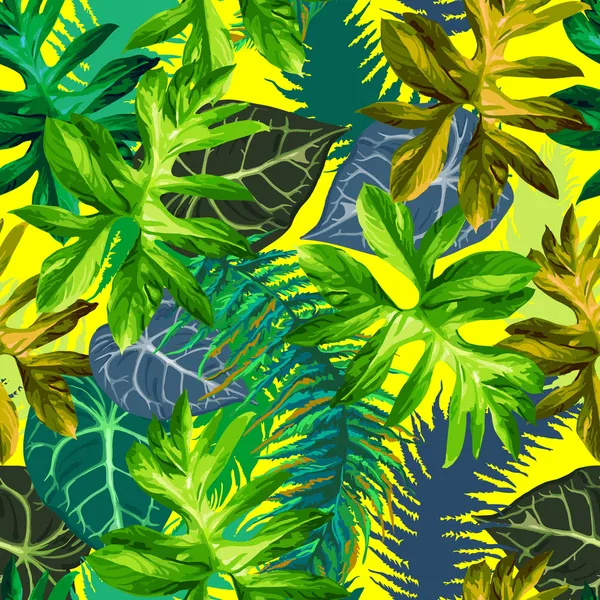 Tropik yapraklar — Stok Vektör