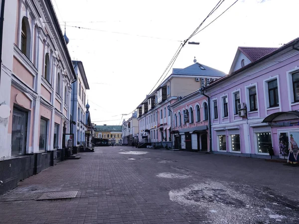 Вулиця Маленькими Будинками Старому Місті — стокове фото