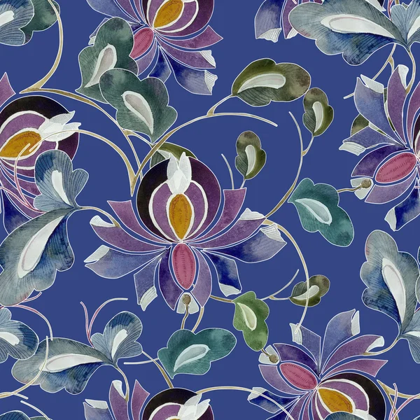 Motif floral sans couture — Photo