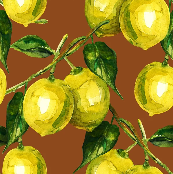 Bezešvé patten citron — Stock fotografie