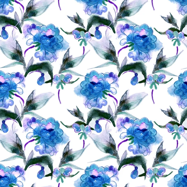 Peonies seamless pattern — Stock Photo, Image