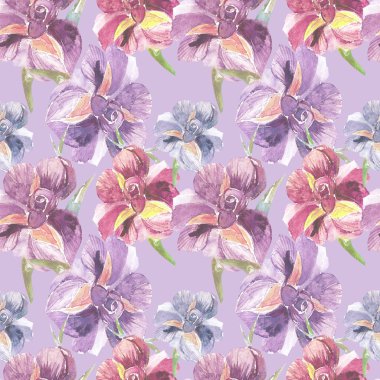 Irises pattern clipart