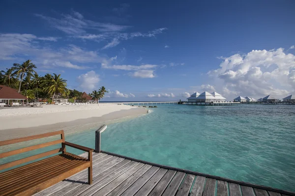 Playa en las maldivas — Foto de Stock