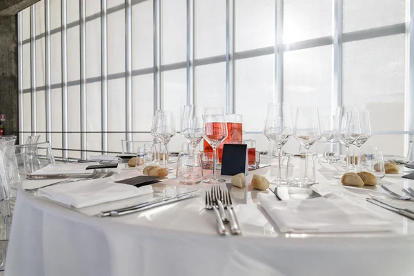 Ambiente clássico para banquetes — Fotografia de Stock