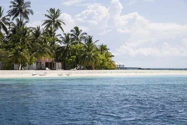 Pantai di maldives — Stok Foto