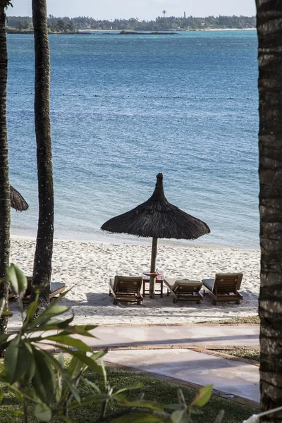 Playa en las maldivas — Foto de Stock