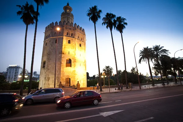 Guldtorn Sevilla — Stockfoto