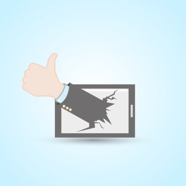 Tablet PC'yi thumb