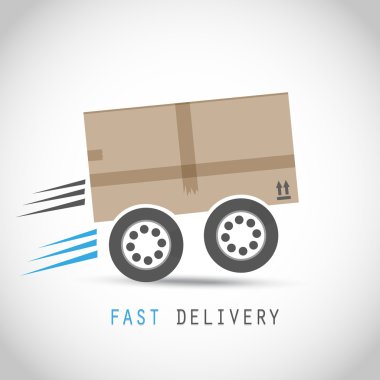 tekerlekli karton kutu