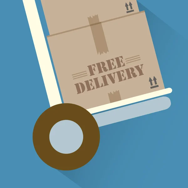 Free delivery — Stock Vector