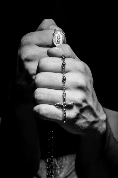 Man praying — Stock Photo, Image