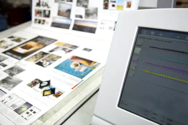 Print production — Stock Photo, Image