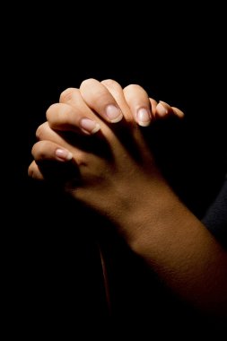 Praying hands clipart