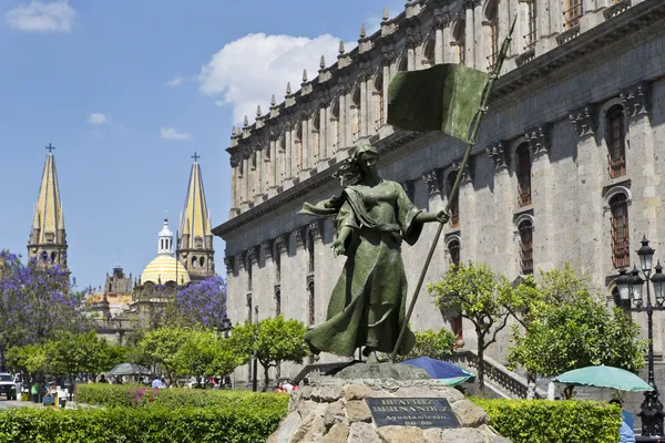 Monumentos turísticos de la ciudad de Guadalajara — Foto de Stock