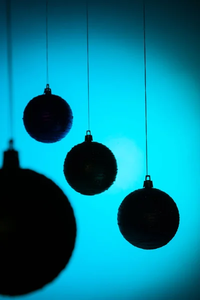 Esferas Natal Fundos Coloridos Elementos Decoração Natal — Fotografia de Stock