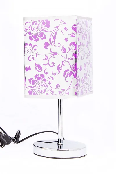 Rustic Indoor Lamp White Background — Stockfoto