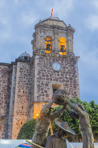 Beautiful Church Magical Town Tequila Jalisco Mexico — Zdjęcie stockowe