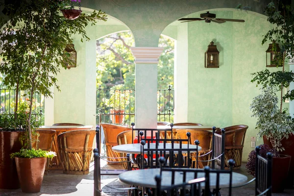 Old Restaurant Beautiful Decor Old Furniture — Fotografia de Stock