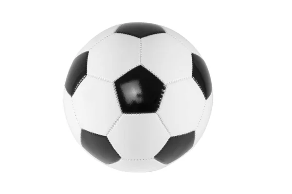 Nouveau Ballon Football Sur Fond Blanc Équipement Football — Photo