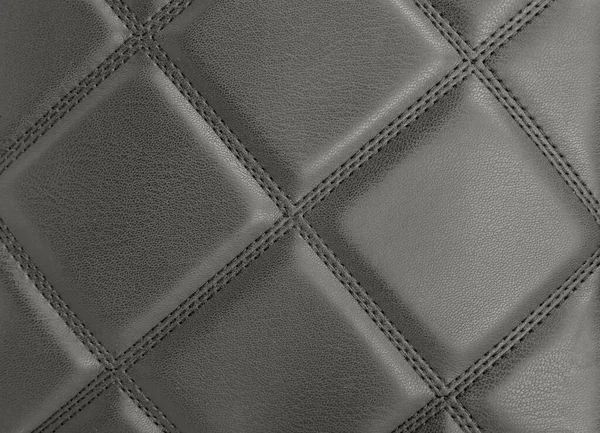 Detail Gray Color Leather Texture Background Pattern — Stock Photo, Image