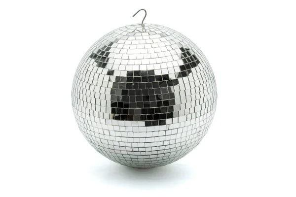 Giant Disco Ball White Background — Stock Photo, Image