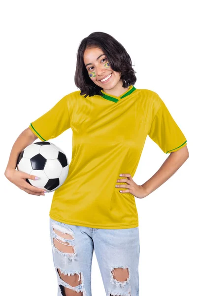 Camisa Brasil com Raça Amarela - Amarelo