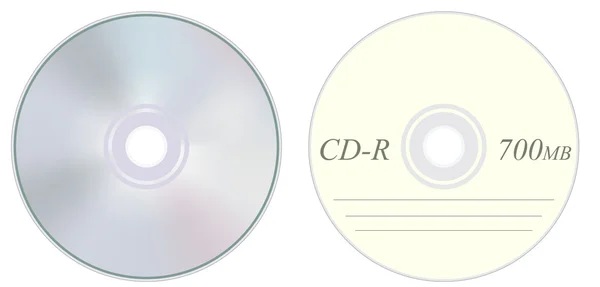 Kompaktní disk — Stockový vektor