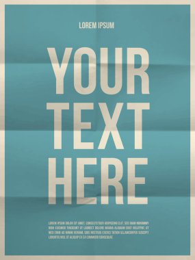 poster şablonu doku