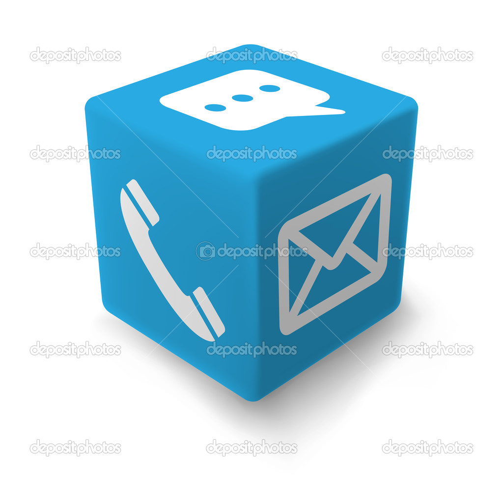 BLUE contact cube