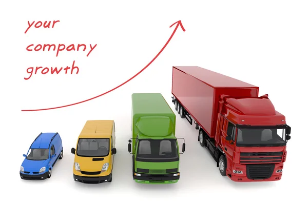 Concept transportation service growth background — Stock Photo, Image