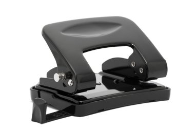 beyaz zemin üzerine siyah zımba